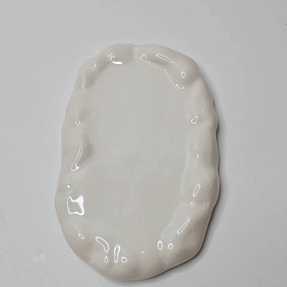 Polar Bear Salt And Pepper Shakers On Ice Shelf With Red Scarves Some Crazing - Picture 6 of 10